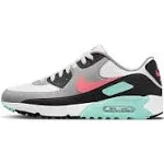 Nike Men's Air Max 90 G Golf Shoes, Size 8, White/Hot Punch