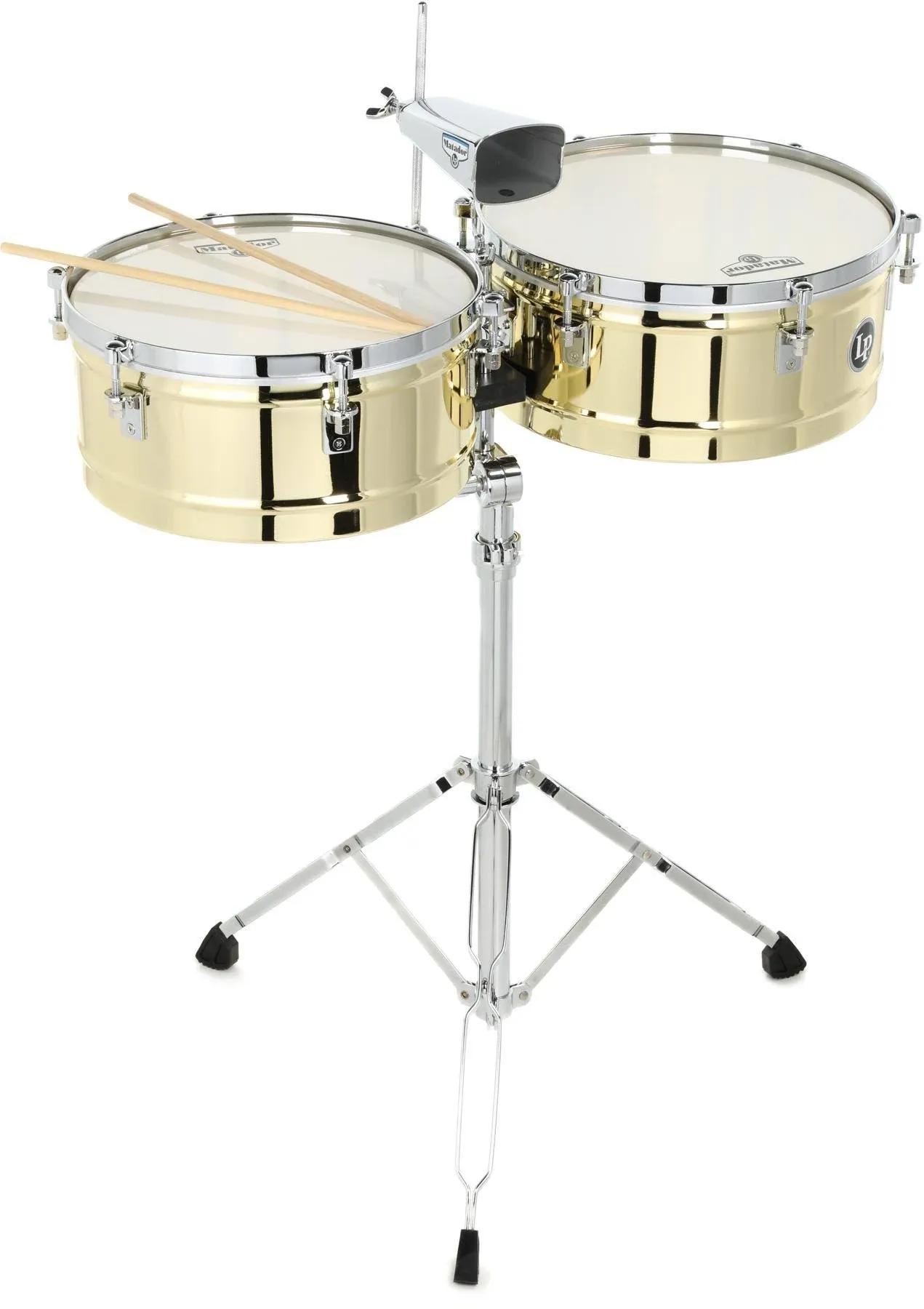 Latin Percussion M257B Timbal Brass / Chrome