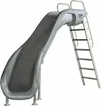 SR Smith Rogue 2 Pool Slide - Gray - Left Curve - 610-209-58220