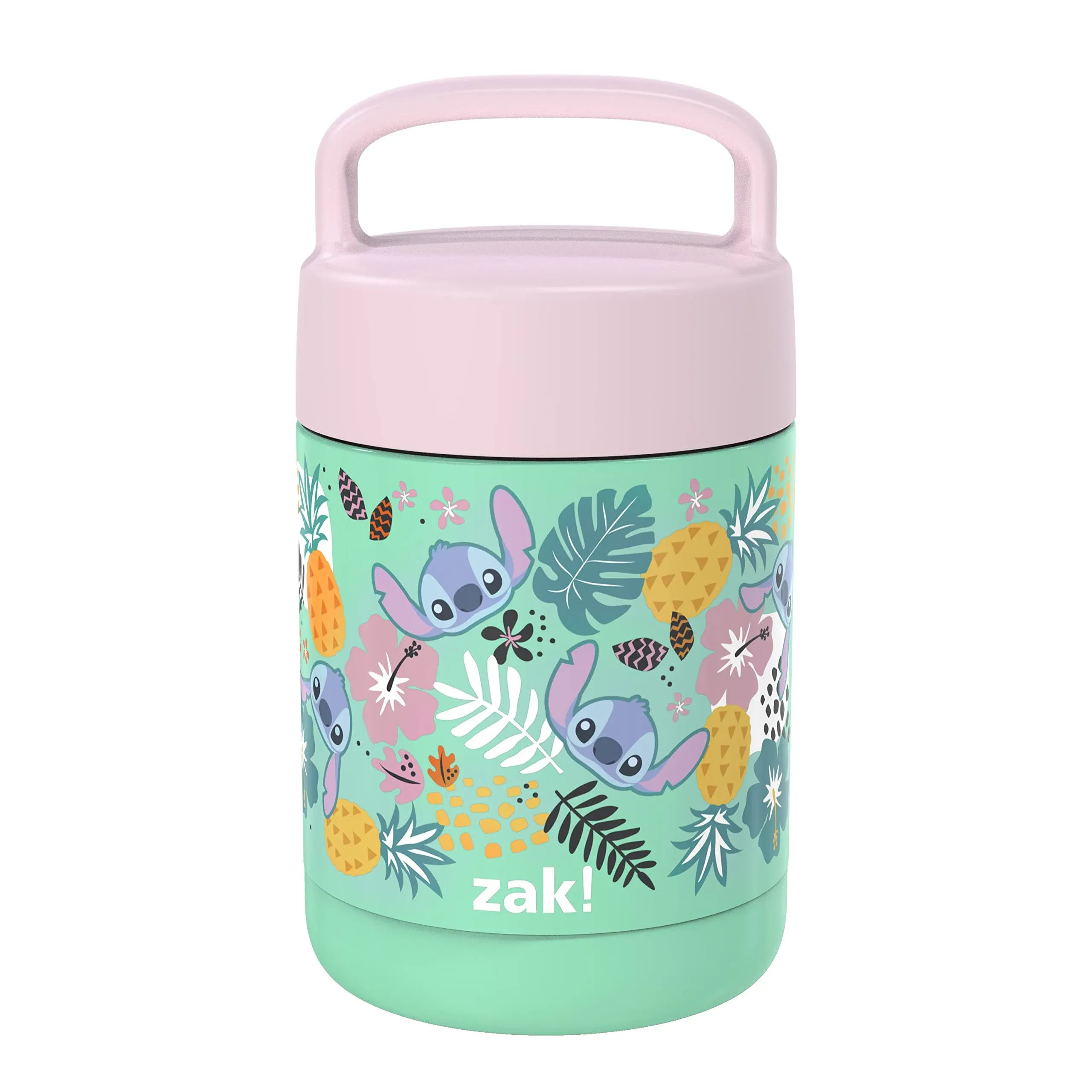 Zak Designs Kids' Vacuum Insulated Stainless Steel Food Jar with Carry Handle ...