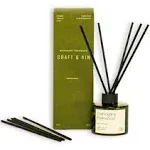 Craft & Kin Reed Diffuser Set Mahogany Teakwood