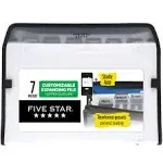 Five Star Expanding File, 7-Pocket Expandable Filing Folder,Zipper Closure,