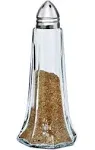 Glass Tower Salt and Pepper Shaker with Stainless Steel Top, 1-Ounce, Set of 12