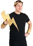 elope Zeus Costume Kit for Men - Headband, Wrist Cuffs & Lightning Bolt, One Size Fits Most