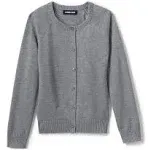 Lands' End School Uniform Girls Cotton Modal Cardigan Sweater