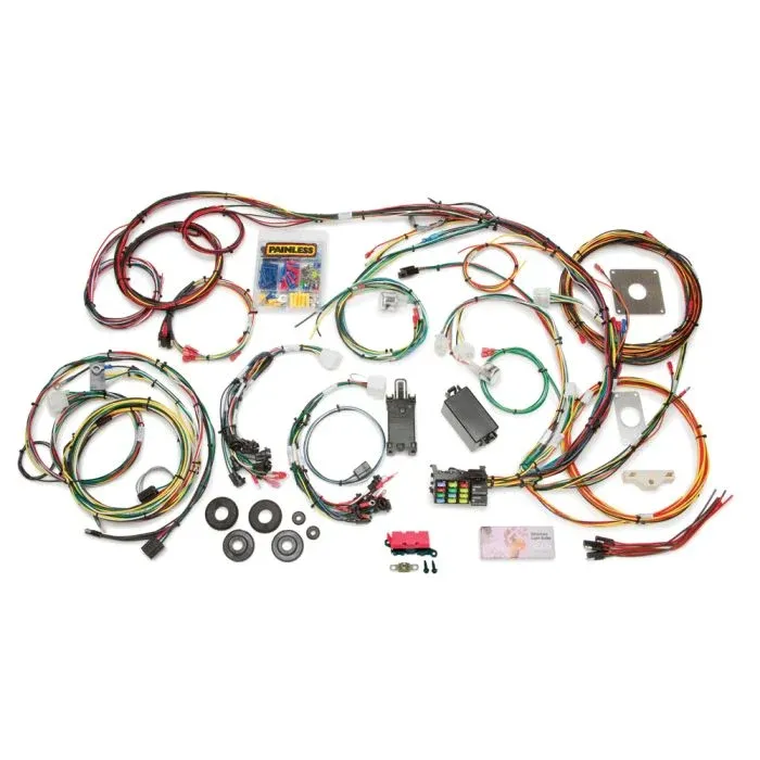 Painless Wiring 20120 22 Circuit Direct Fit Mustang Chassis Harness