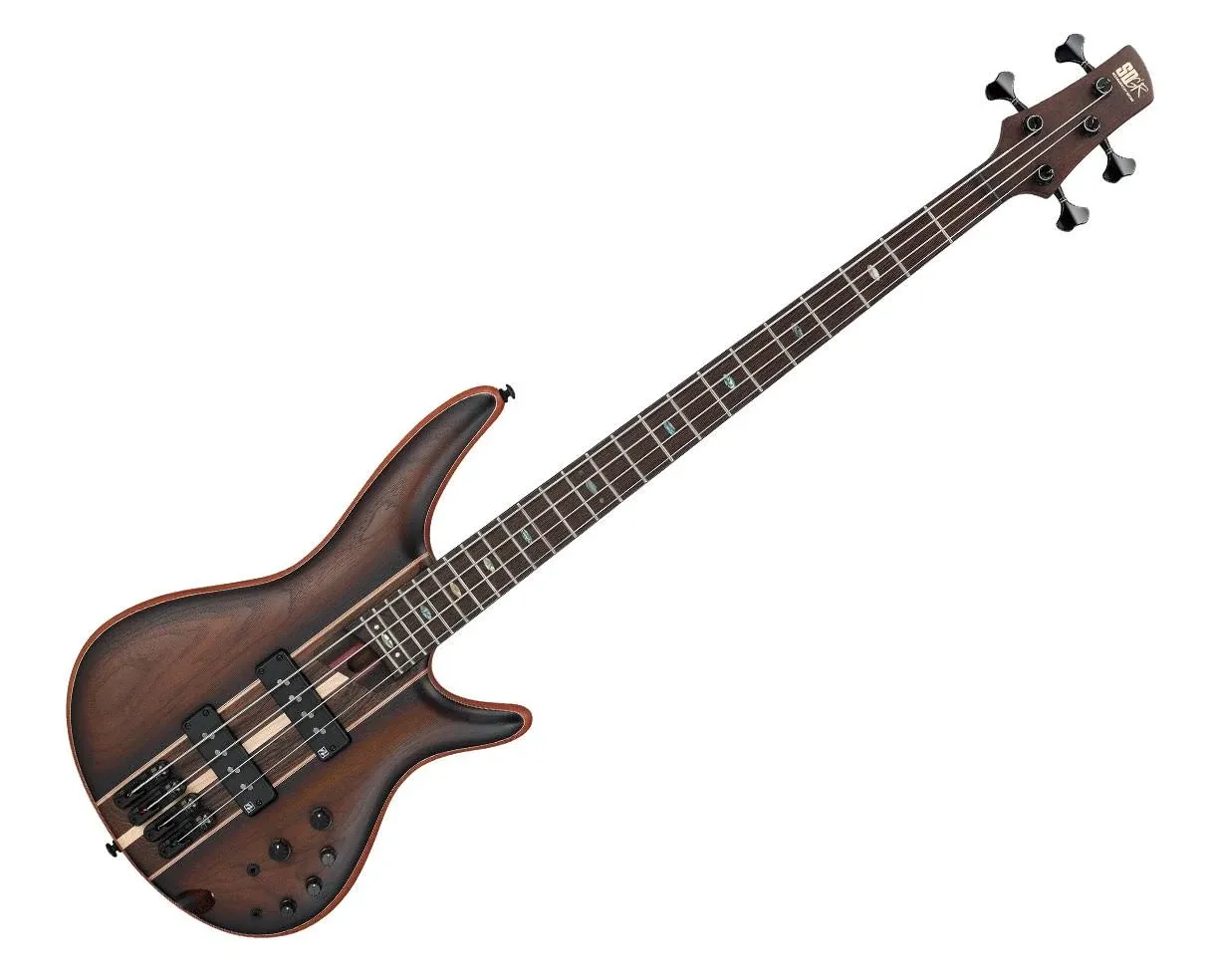 Ibanez Premium SR1350B 4-String Electric Bass (Dual Mocha Burst Flat)