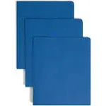 Smead Two-Pocket Folder Textured Paper Dark Blue 25/Box 87854