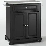 Crosley Furniture Alexandria Stainless Steel Top Portable Kitchen Island/cart