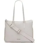 Calvin Klein Fay East/West Tote Dove Grey One Size