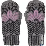 Ojbro Vantfabrik Ojbro Swedish Fager Iris 100% Merino Wool Soft Thick & Extremely Warm Mittens, Women's, Size: One Size