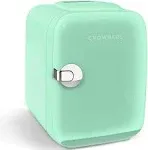 CROWNFUL Mini Fridge, 4 Liter/6 Can Portable Cooler and Warmer Personal