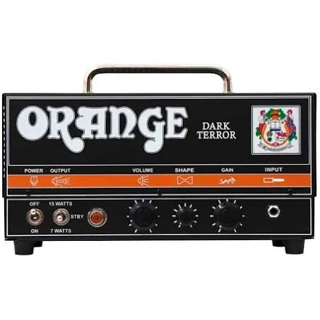 Brand New Orange DA15H Dark Terror 15/7 Watt Guitar Amplifier Tube Head