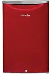 DAR044A6LDB Danby 4.4 cu. ft. Retro Compact Fridge in Metallic Red