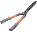 Garden Hedge Shears, Manual Hedge Clippers for Shaping Shrubs and Trimming Bushes. Hedge Clippers & Shears made with Durable Carbon Steel Blades, Shock-Absorbing Bumpers and Comfort Grips.