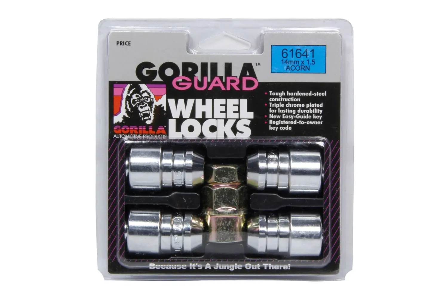 Gorilla 61641 Acorn Gorilla Guard Locks (14mm x 1.50 Thread Size) - Set of 4