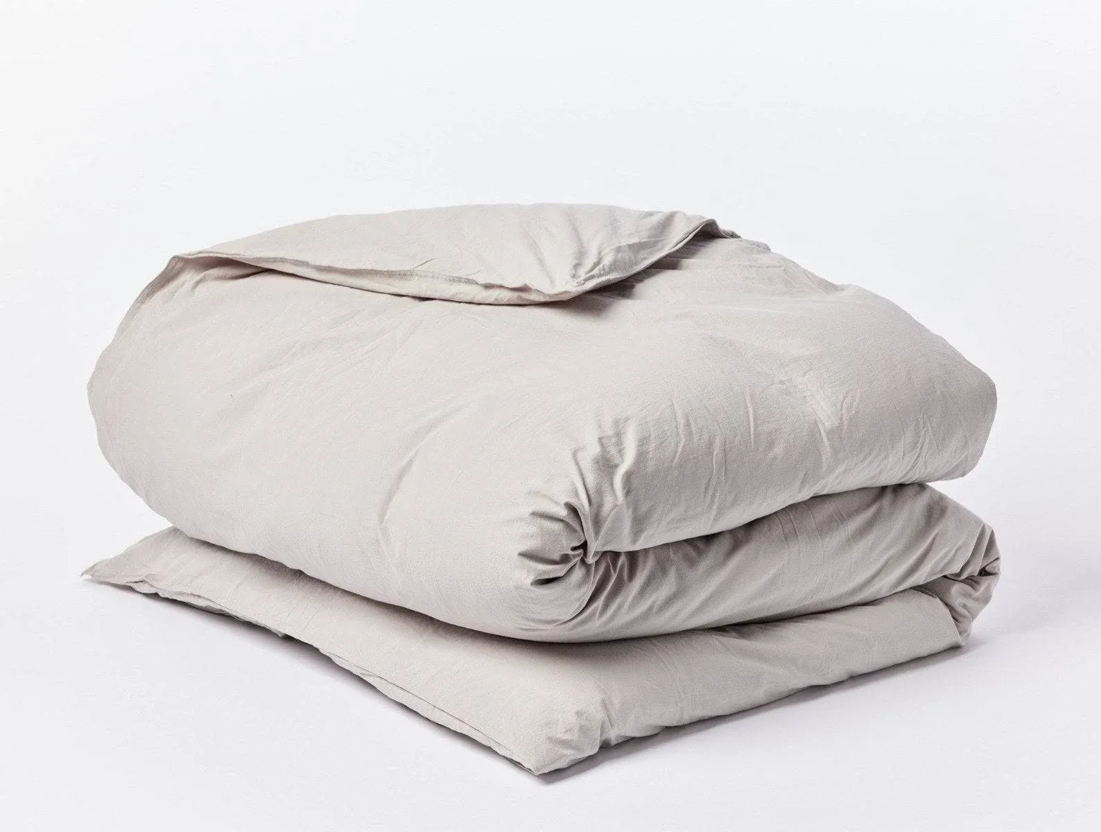 Coyuchi Organic Crinkled Percale Duvet Cover