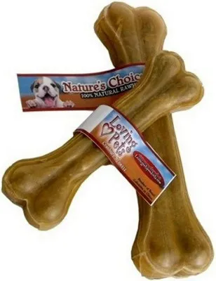 Loving Pets 8 Inch Nature's Choice Compressed Rawhide Bone