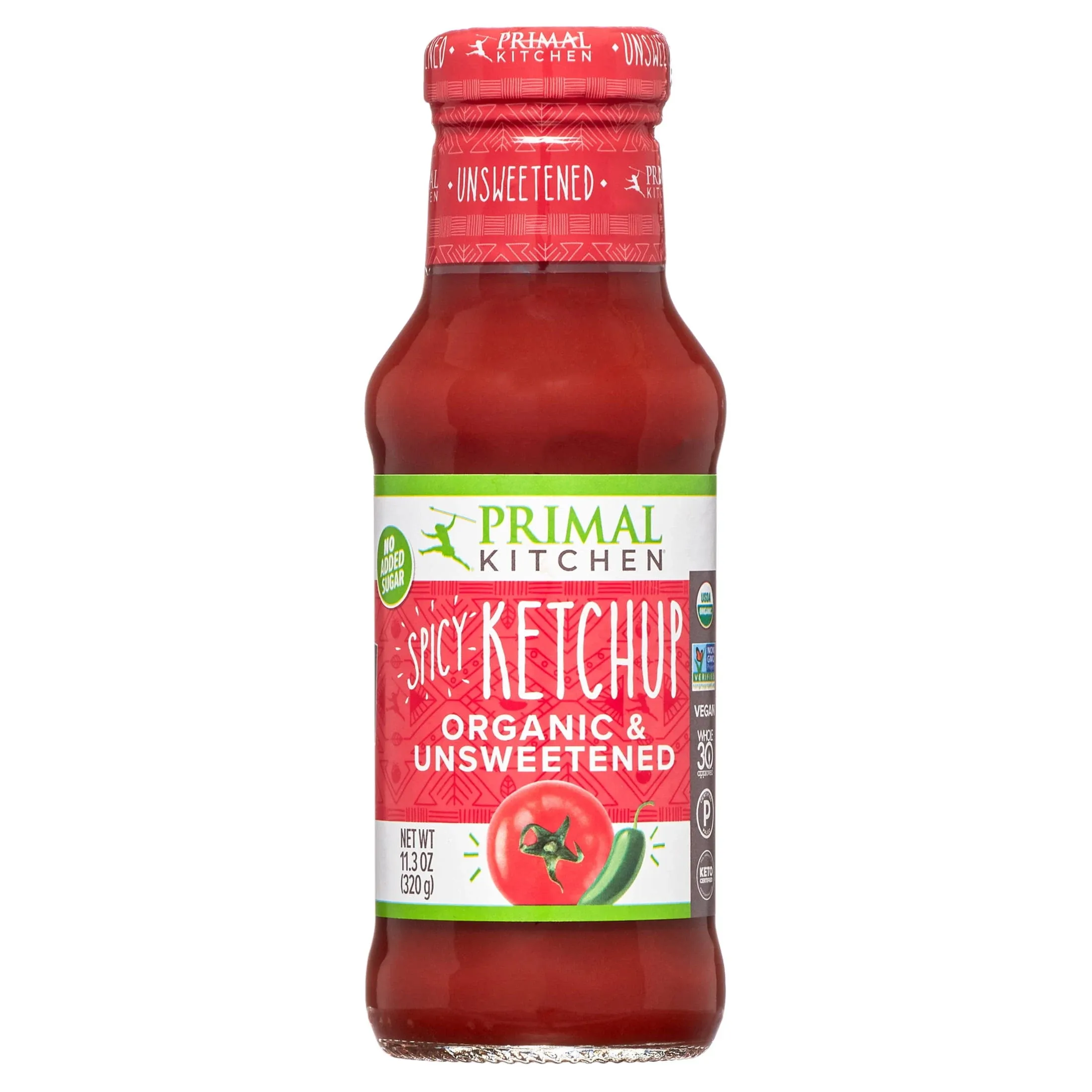 Primal Kitchen Ketchup Unsweetened Spicy Organic