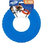 Nerf Dog Rubber Tire Flyer Dog Toy, Flying Disc, Lightweight, Durable, Floats in