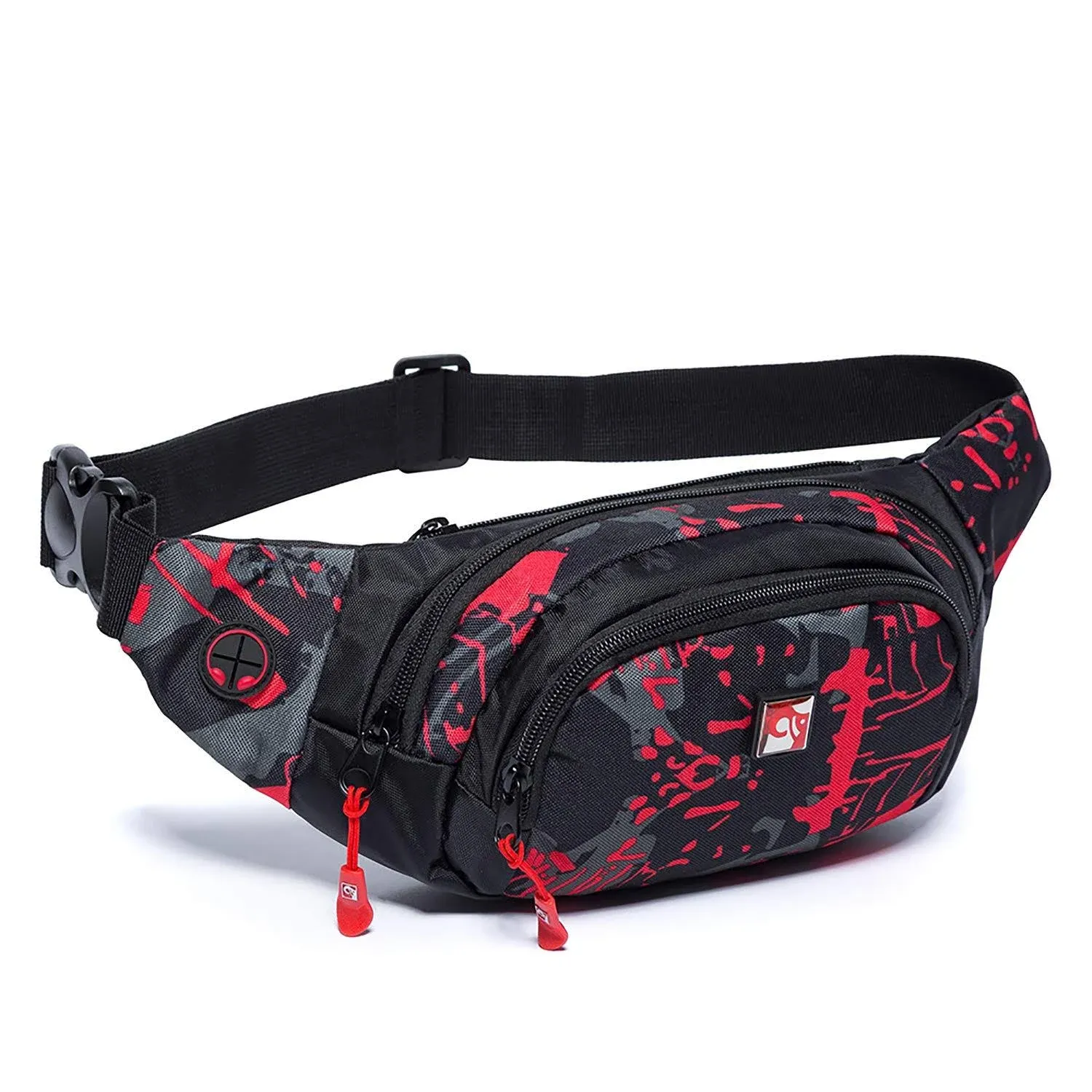 HAWXUNG Fanny PackWaterproof Fanny Pack for MenAdjustable Strap Waist Pack fo...