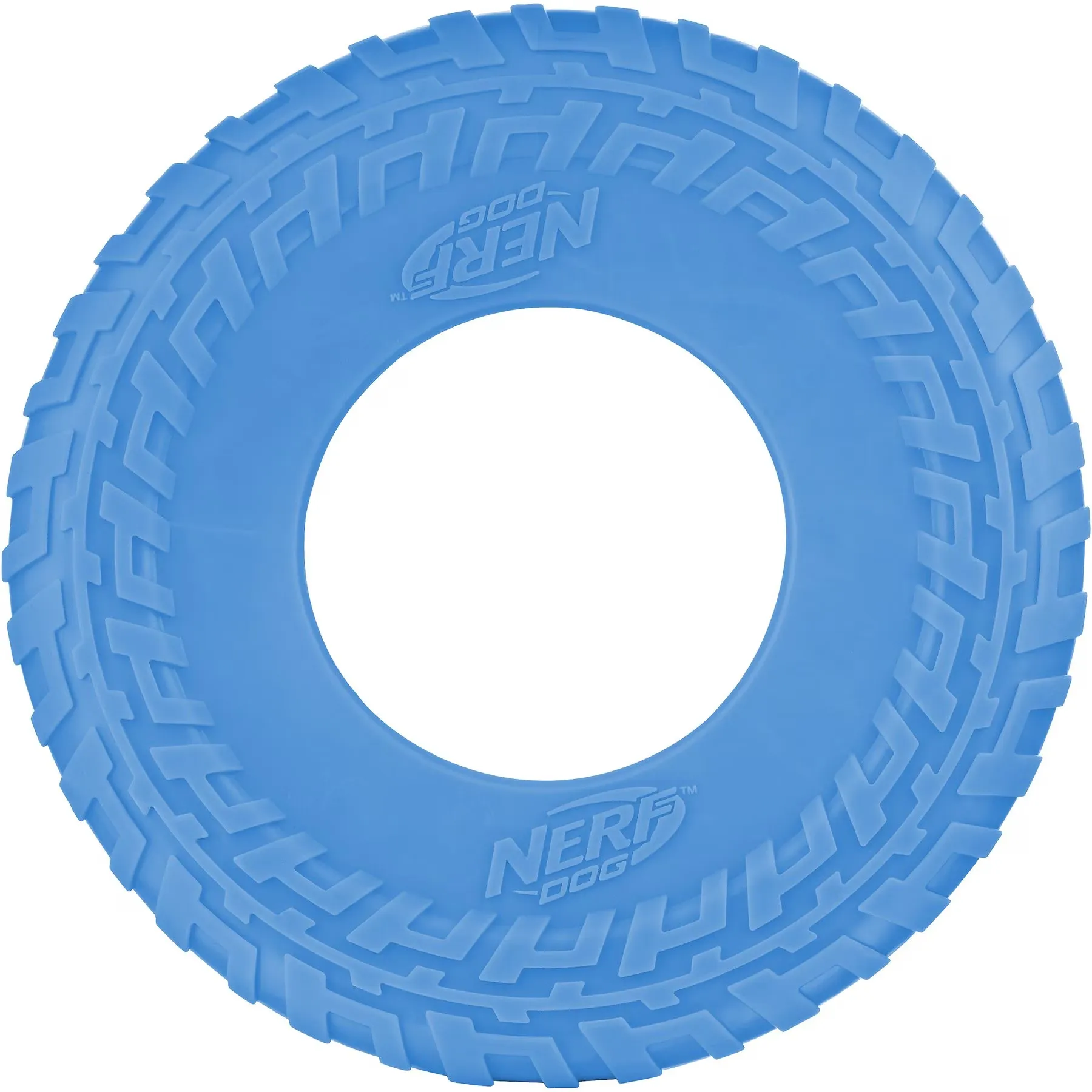 NERF DOG 10" Blue Tire Flyer Dog Toy