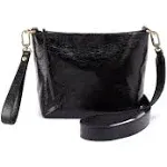 Ashe Leather Crossbody Bag In Black