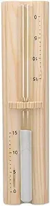 Sauna Hourglass Sand Timer - 15 Minutes Wood Sand Timer for Saunas - Wall-Mou...