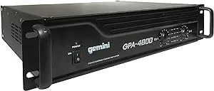 Gemini Pro XGA-4000 4000W 2 Channel Power DJ Amplifier 2U Rack Mount Amp Stereo