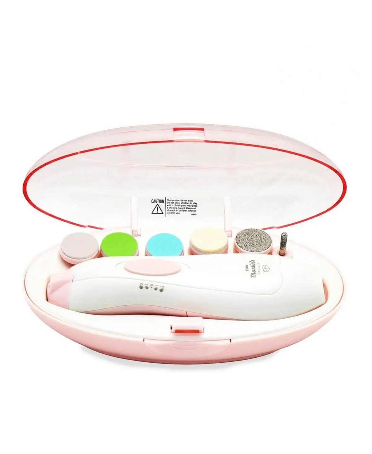 Little Martin's Drawer Baby Electric Nail Trimmer with Light: Pink