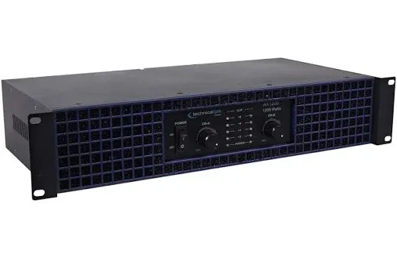 New  AX1200 1200 Watt 2-Channel Amplifier 2U Rack DJ Power Amp