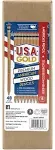 Rose Art U.S.A. Gold Pre-Sharpened American Wood Cased #2 HB Natural Pencils, 48 Pack