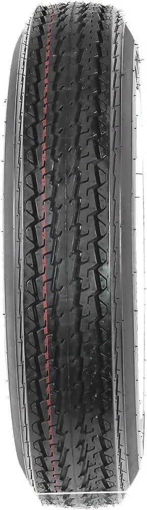 Trailer Tire On Rim 4.80-12 480-12 4.80 X 12 12 in. LRB 4 Lug White Wheel Spoke