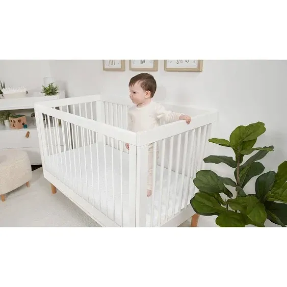 Bedgear Dri-Tec Crib Mattress Protector in White