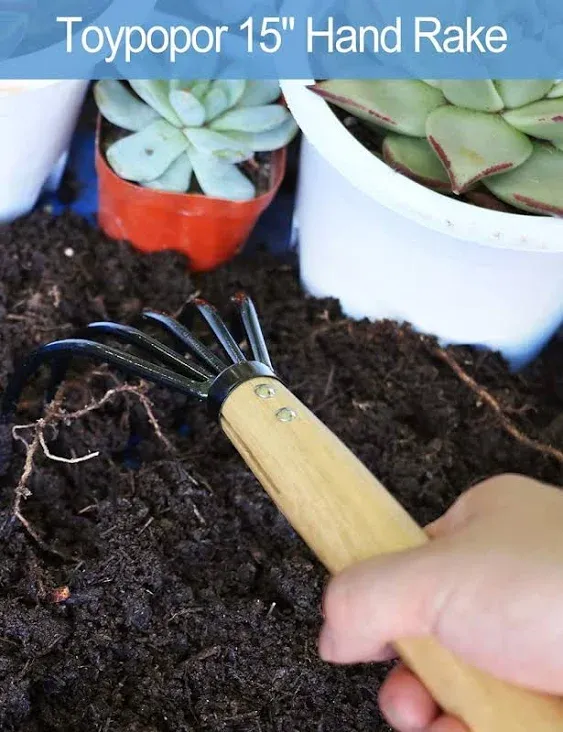 TOYPOPOR Gardeners Claw Rake