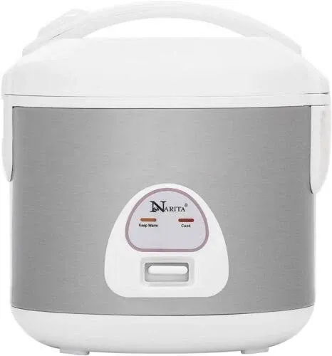 Narita 10 Cup Rice Cooker Stainless Steel Inner Pot 3D Warmer