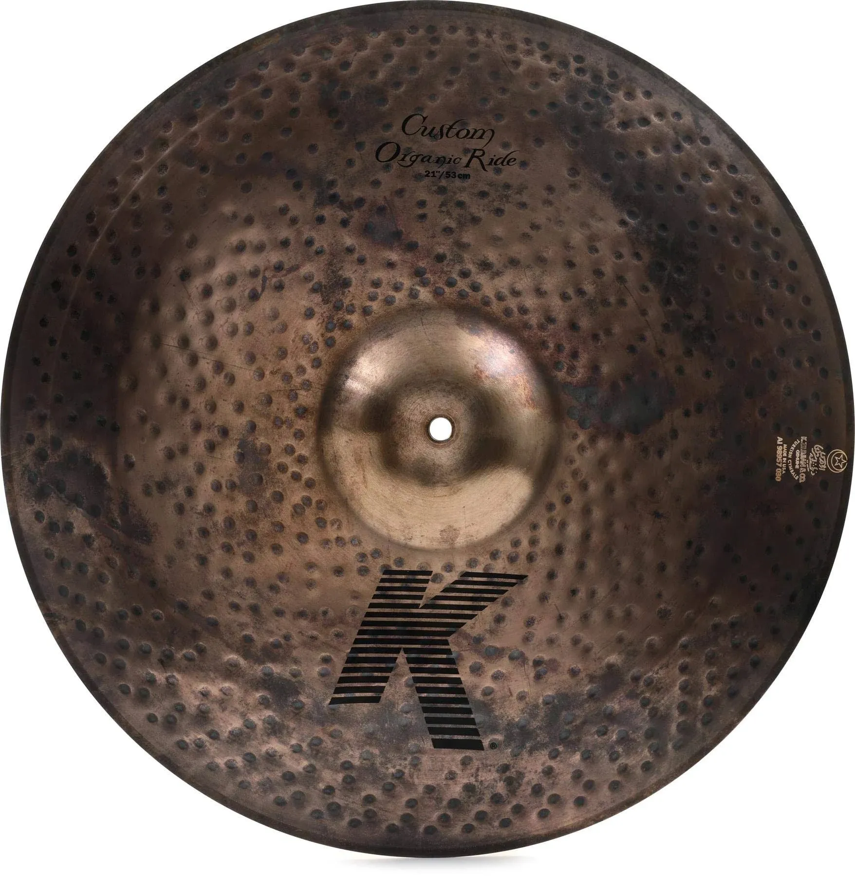 Zildjian K Custom Organic Ride Cymbal 21 in.