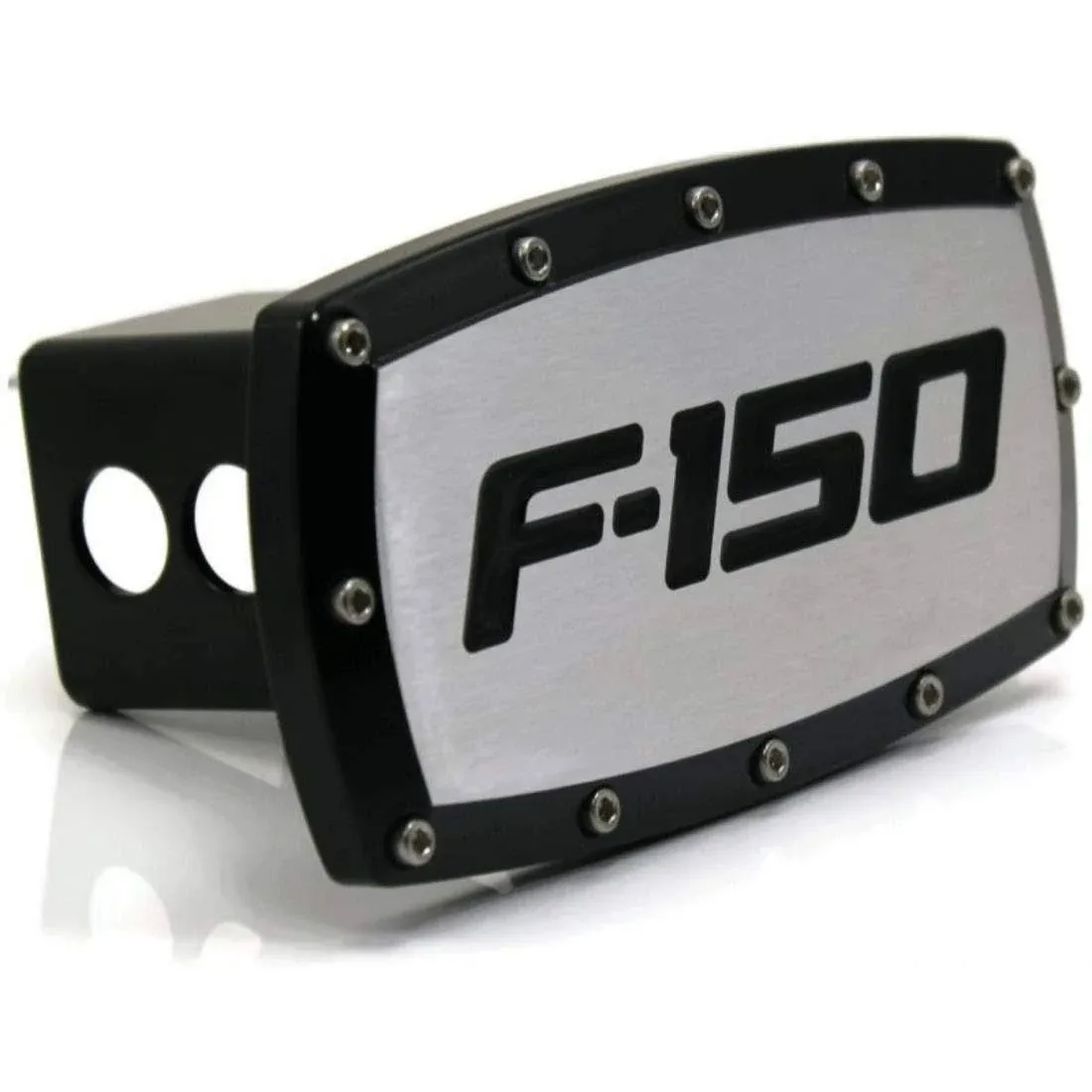 Ford F-150 F150 Engraved Black Billet Trailer Tow Hitch Cover Official Licensed