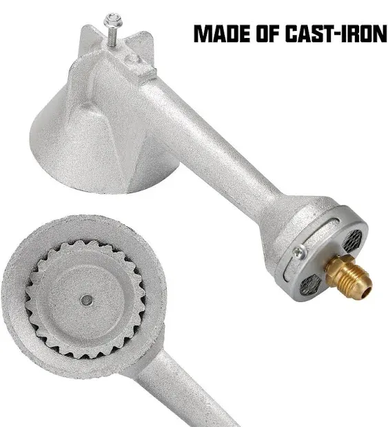 Roastove High Pressure Propane Cast-Iron Replacement Round Burner Head