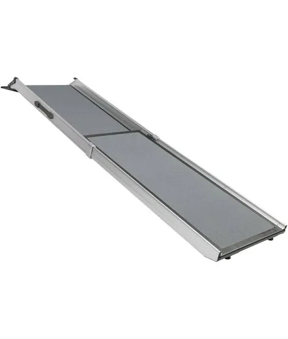 PetSafe Tri-Scope Aluminum Collapsible Dog Ramp, Gray