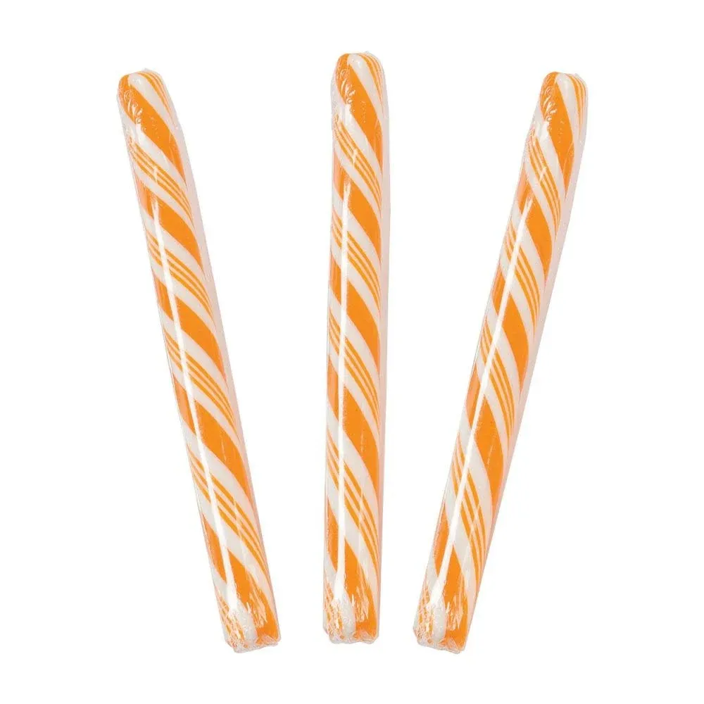 Orange Candy Cane Sticks