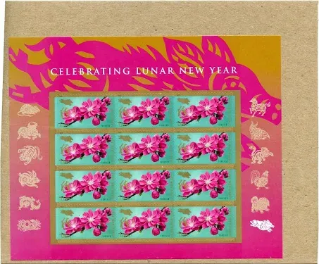 US MNH # 5340 YEAR OF THE BOAR 2019 SHEET OF 12  FOREVER  STAMPS