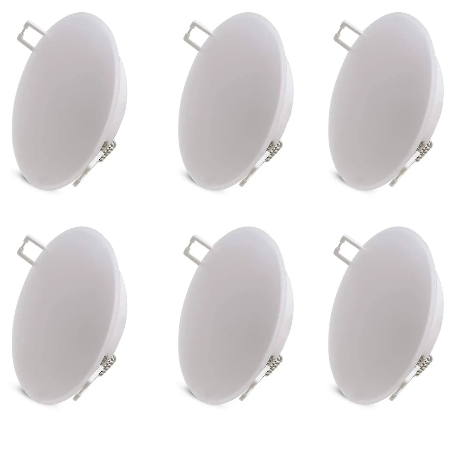 6Pack 3Inch LED 12V RV Interior Recessed Down light Ceiling Puck Light 3400K