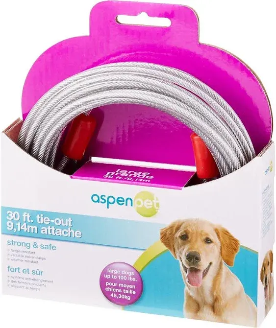 Aspen Pet Tieout Cable - 30'