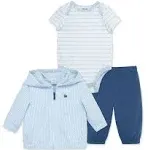 Little Me Baby Boys Puppy 3 Piece Jacket Set