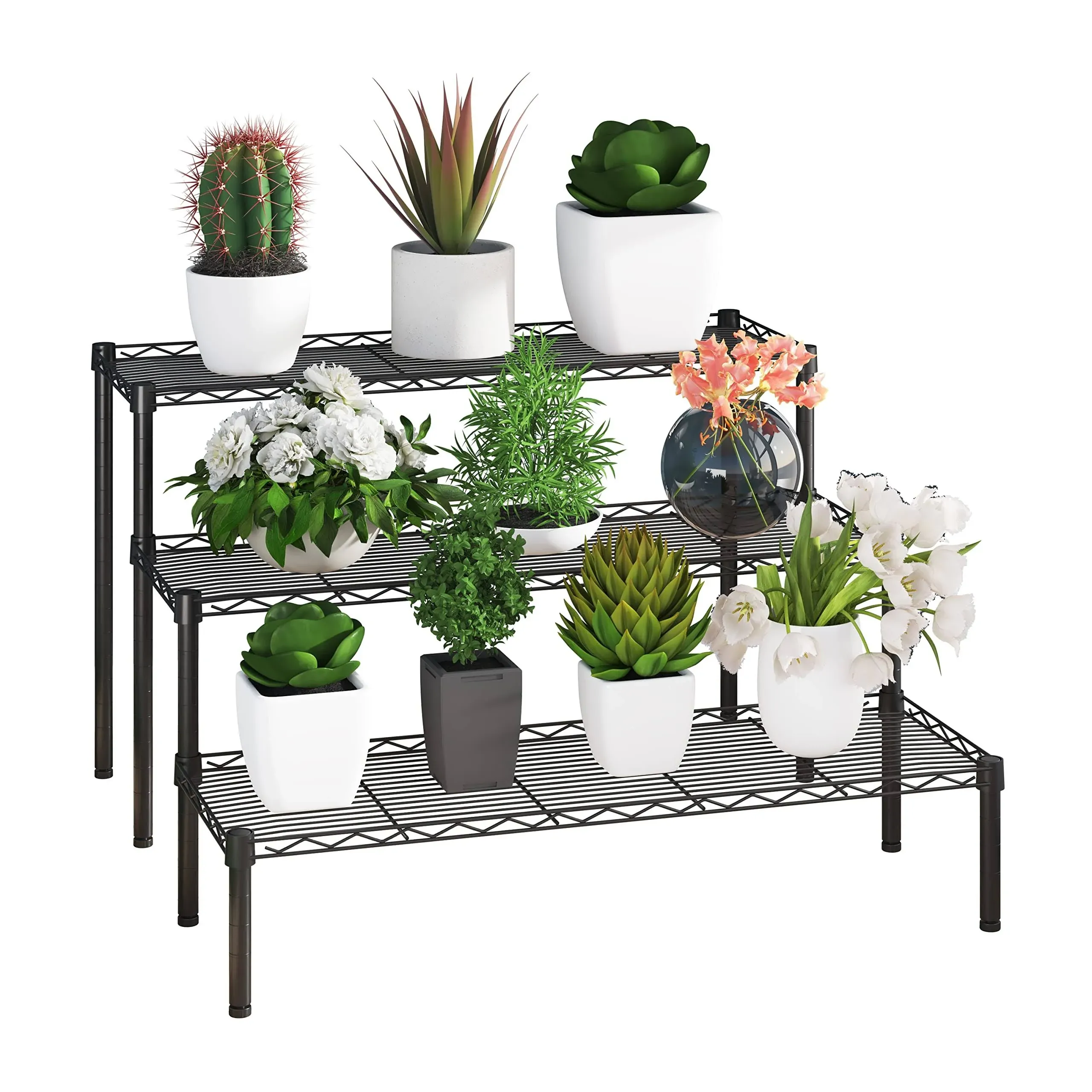 Xiofio 3 Tier Metal Plant Stand