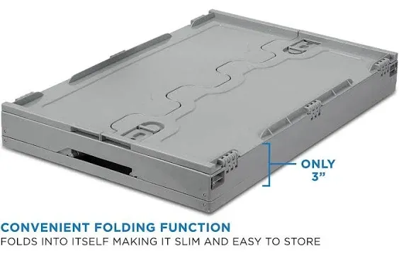 Collapsible Plastic Storage Crate