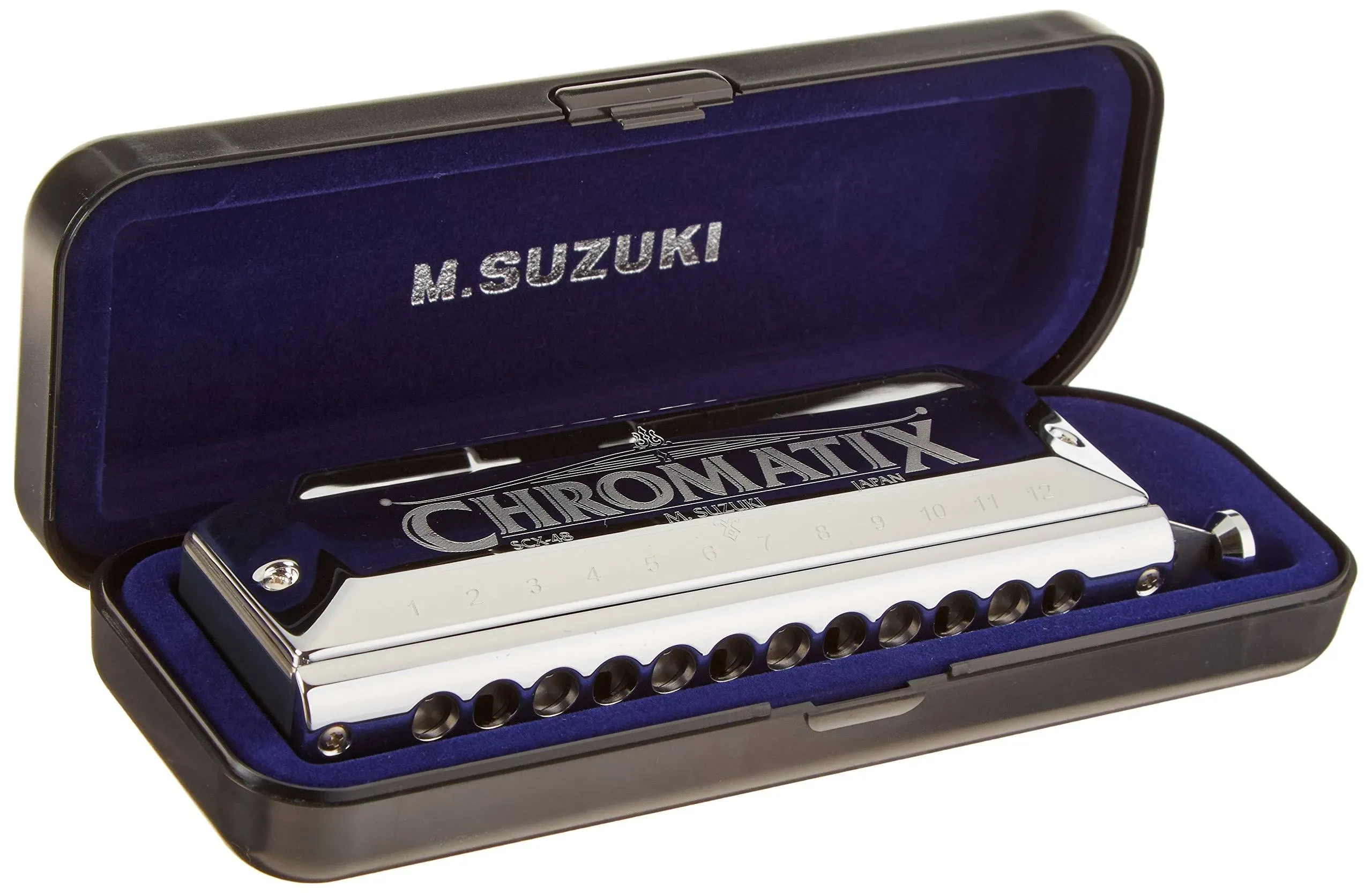 Suzuki SCX Chromatix Series Harmonica A 48 Hole