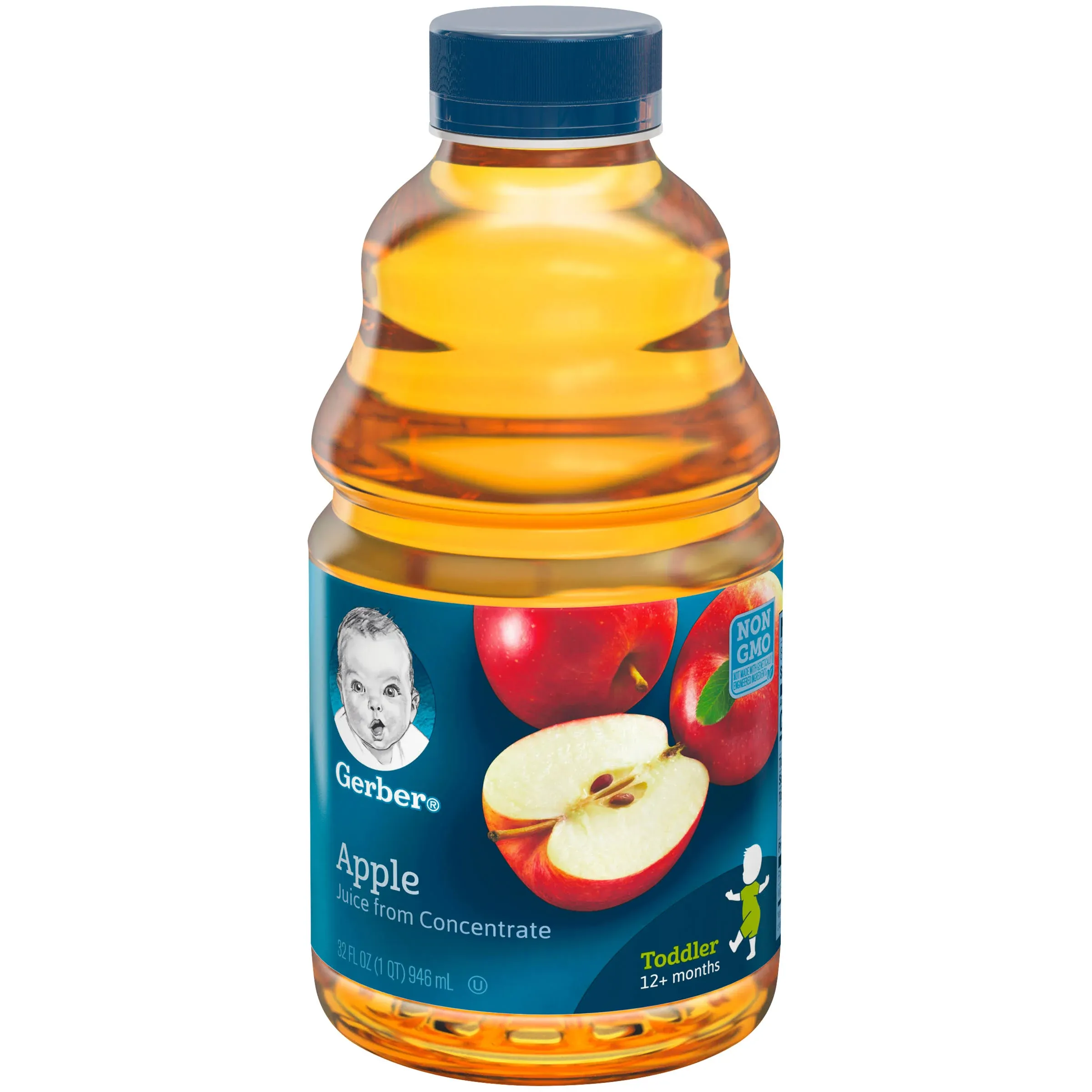 Gerber 100% Pear Juice, 32 FL Ounce (Pack of 6)