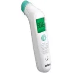 Braun TempleSwipe Thermometer - Digital Thermometer with Color Coded Temperature Guidance - Thermometer for Adults, Babies, Toddlers and Kids, FSA and HSA Eligible